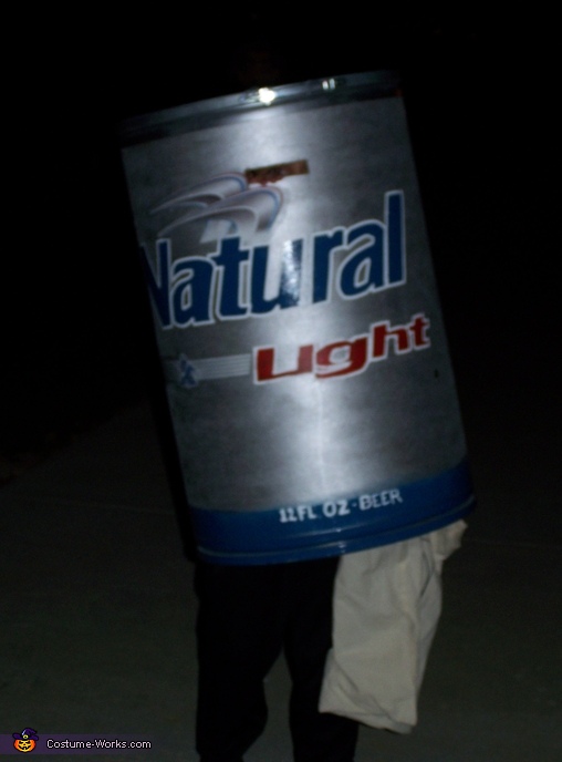 Natural Light Beer Can Costume