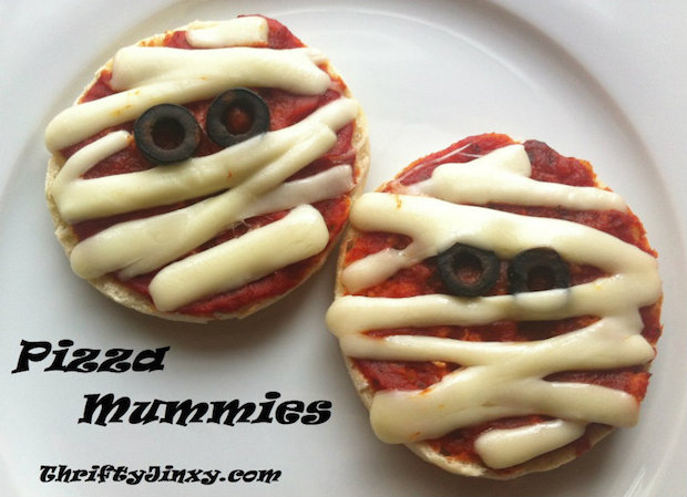 Fun Halloween Recipe: Mummy Pizzas