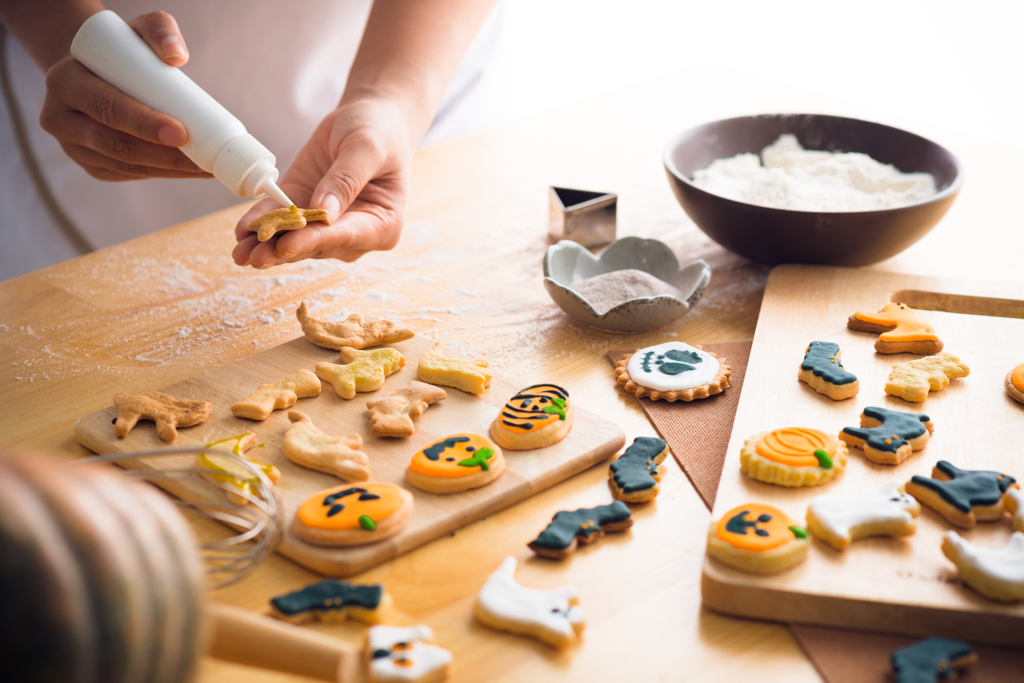 Halloween Frosted Sugar Cookies Recipe - Canny Costumes