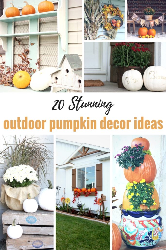 18 Creative Outdoor Pumpkin Decor Ideas Canny Costumes