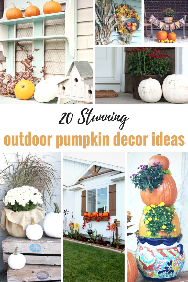 20 Outdoor Pumpkin Decor Ideas