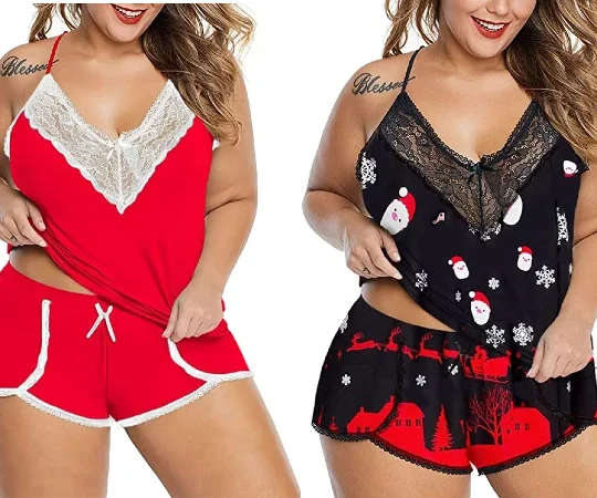 Plus Size Christmas Pajamas