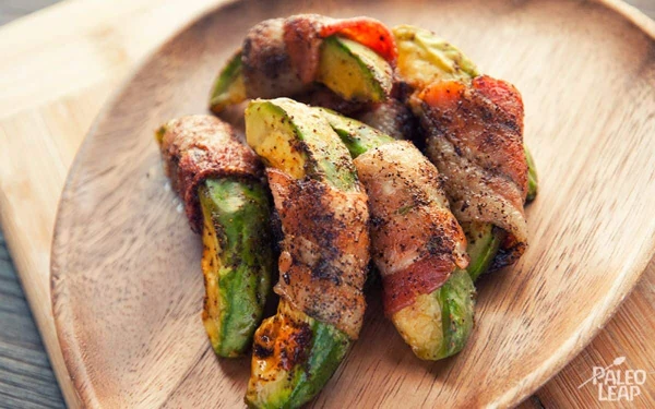 Bacon-Wrapped Avocado Bites