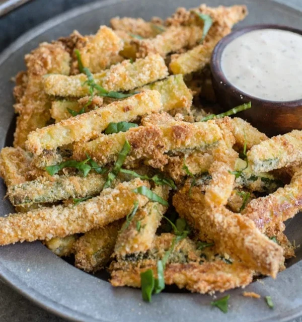 Keto Parmesan Zucchini Fries