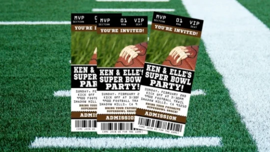 superbowl party invite